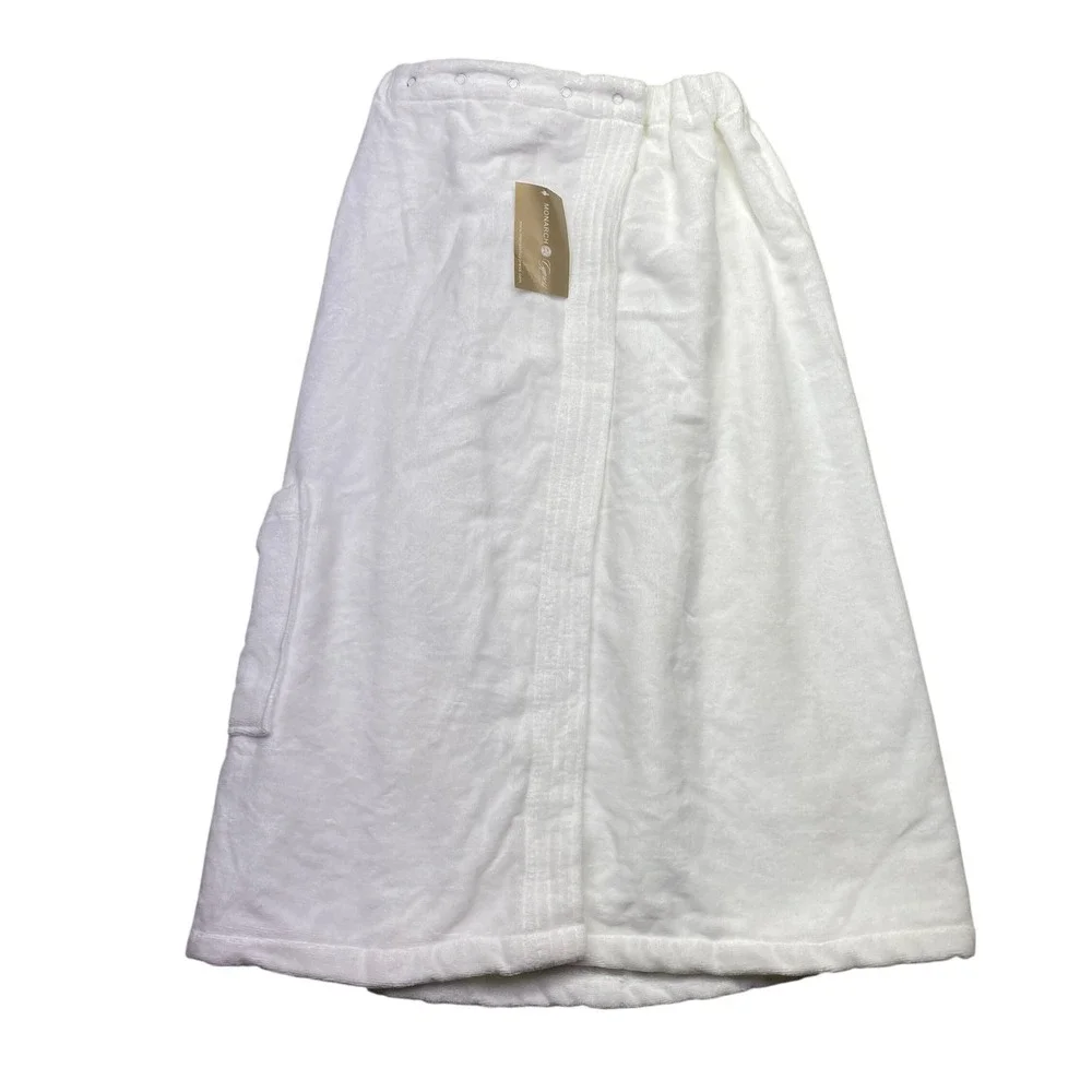 Monarch‎ Cypress Soft Bathrobes Shower Wrap Towel Wearable Bath Pocket NWT 30